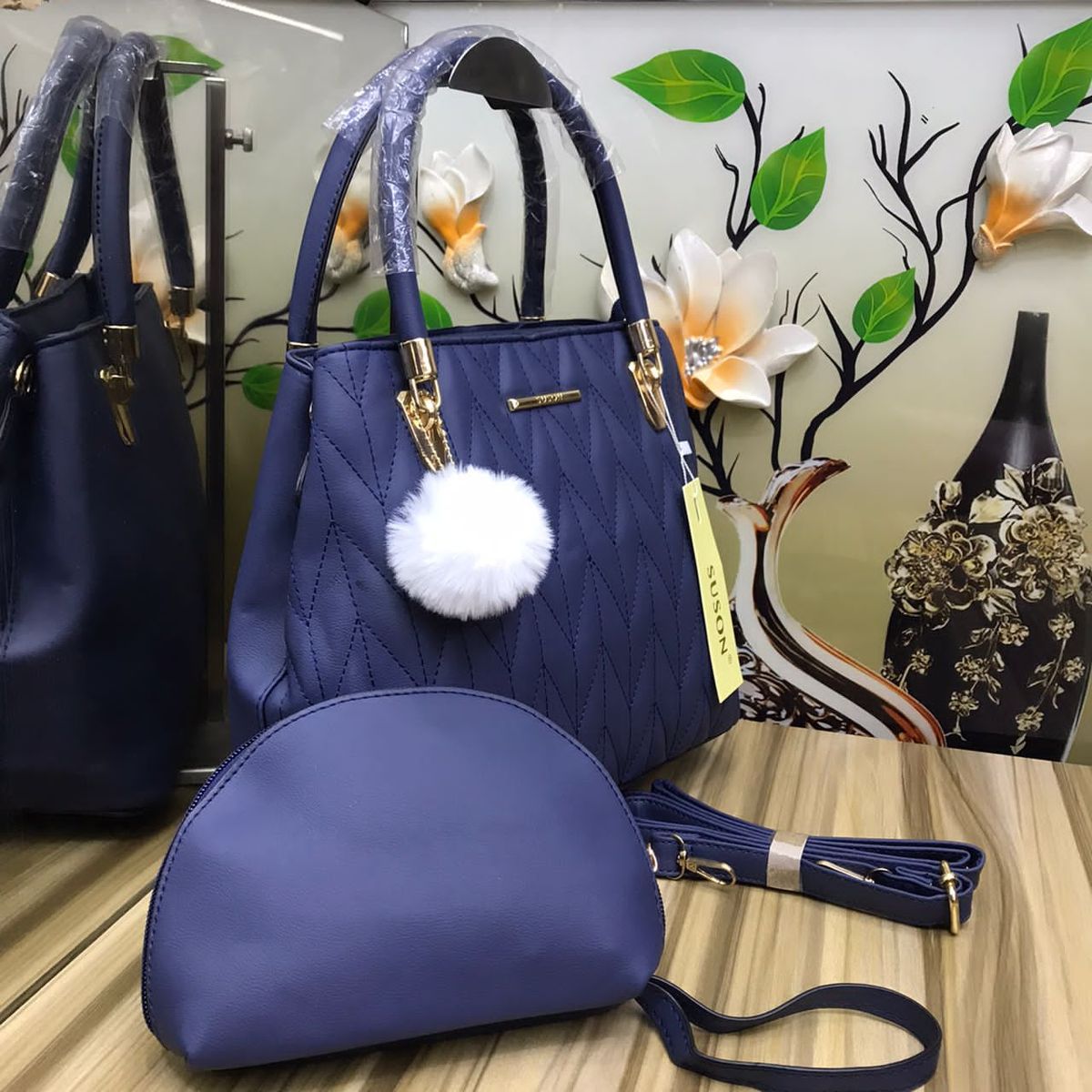Top Deal Black Friday  2 In 1 High Quality PU Mini Shopper Ladies Handbag