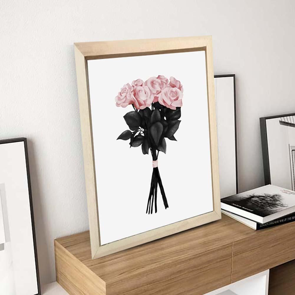 4 Sticks/Set DIY Solid Wooden Frame for Wall Art Picture Oil Painting Canvas