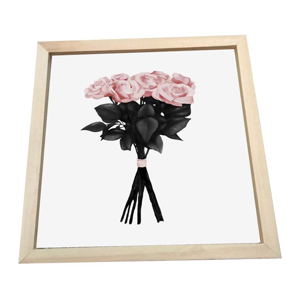 4 Sticks/Set DIY Solid Wooden Frame for Wall Art Picture Oil Painting Canvas