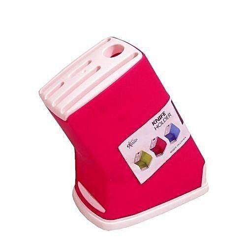 5 Knife Suction Holder Pink