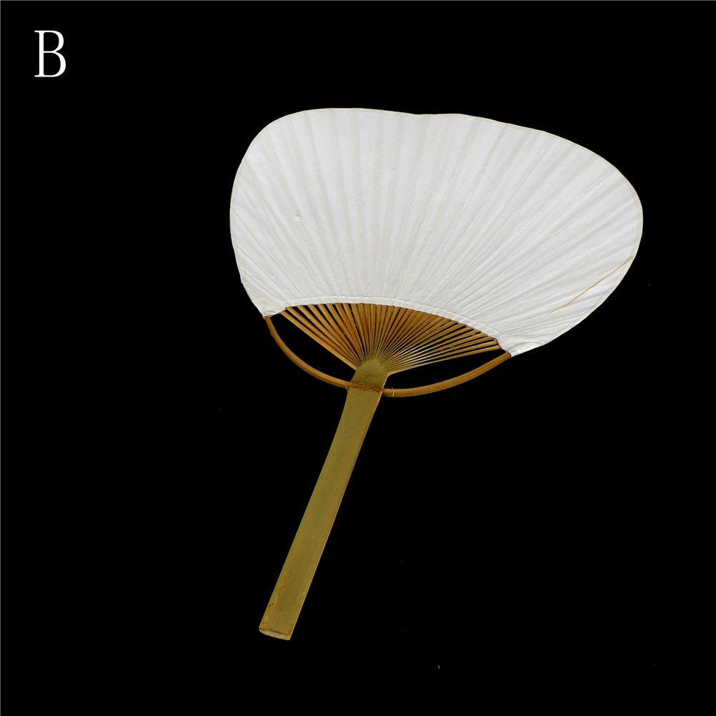 Favors Elegant Folding Sizes Party Wedding 3 White Hand Fan Paper 1pc