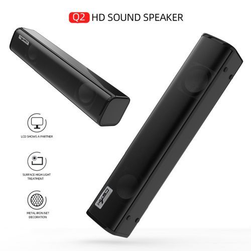 Sound Bar Computer Speaker Home Wired USB Theater TV Boombox Subwoofer HD Sound Quality Dual Speakers
