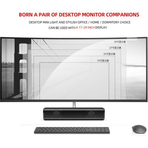 Sound Bar Computer Speaker Home Wired USB Theater TV Boombox Subwoofer HD Sound Quality Dual Speakers