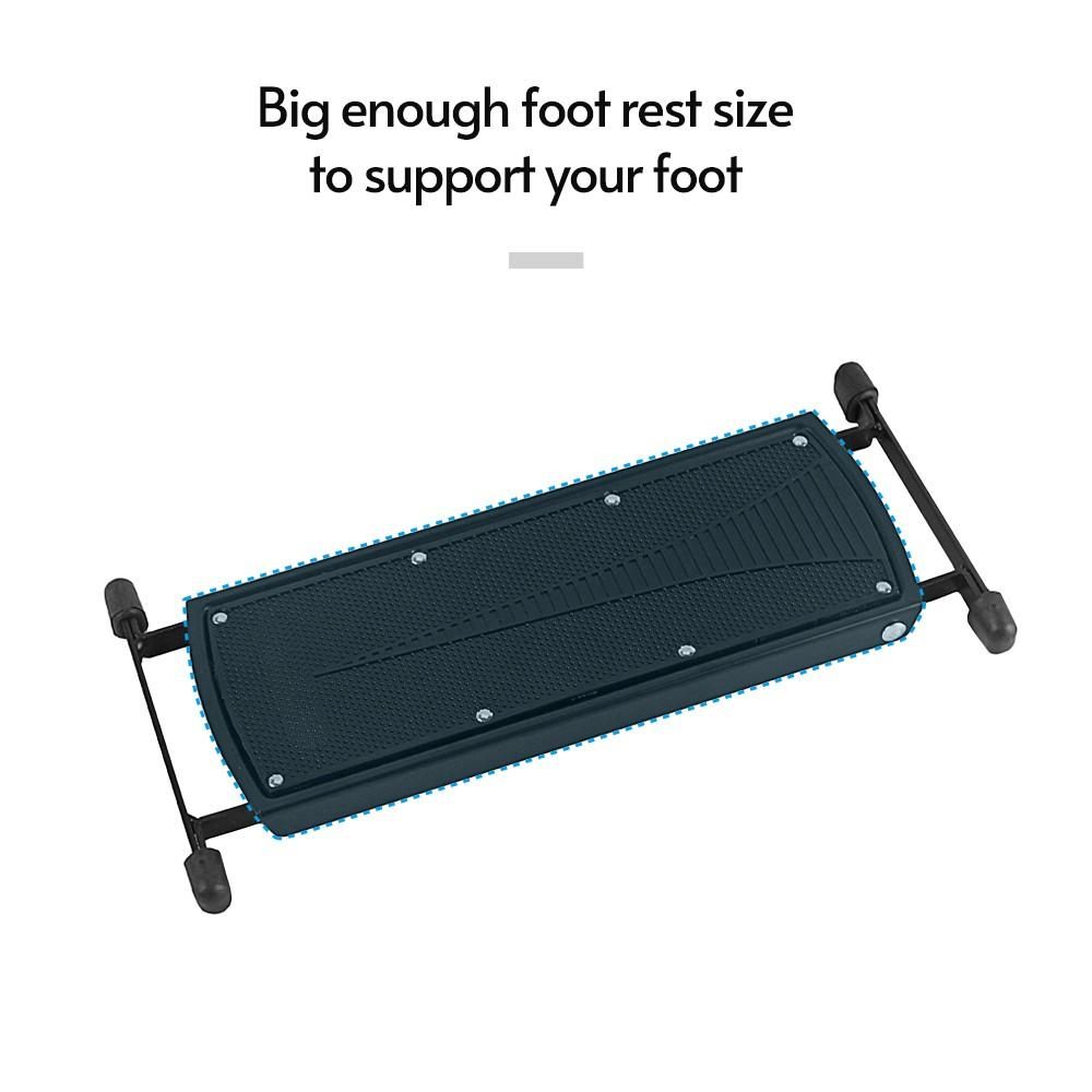 Guitar Pedal Footstool Foot Rest Adjustable Folding Portable Black