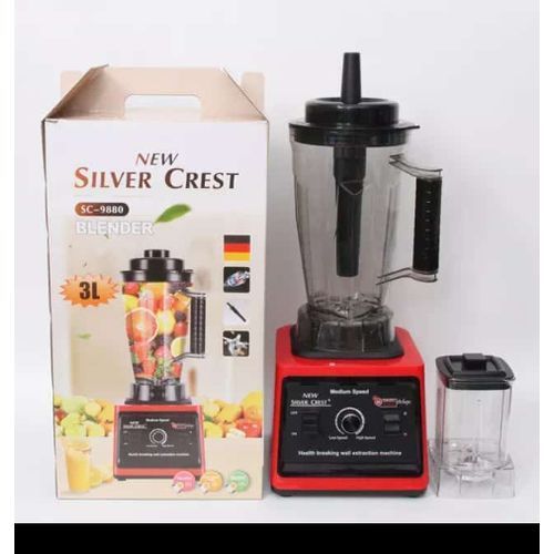 8000watts Silver Crest, 3liter Heavy-Duty Commercial Blender