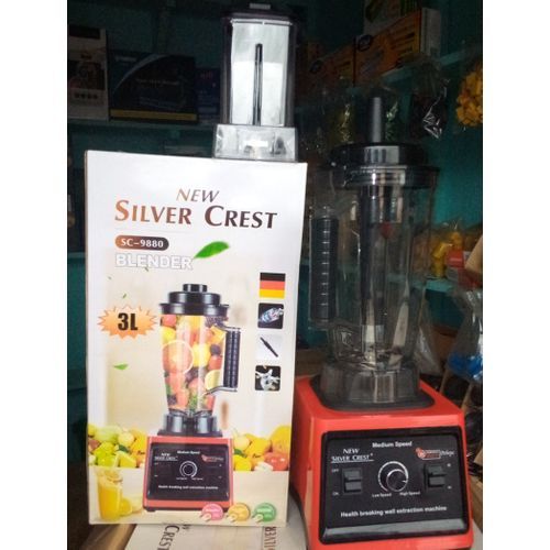 8000watts Silver Crest, 3liter Heavy-Duty Commercial Blender