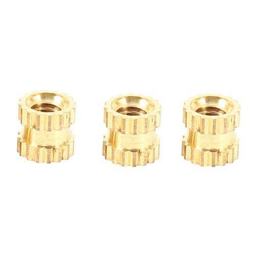 M2x3mmx3.2mm Female Threaded Brass Knued Insert