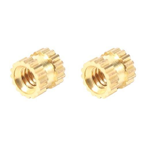 M2x3mmx3.2mm Female Threaded Brass Knued Insert