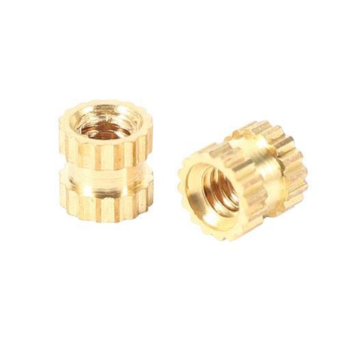 M2x3mmx3.2mm Female Threaded Brass Knued Insert