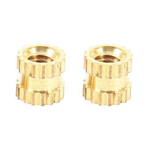 M2x3mmx3.2mm Female Threaded Brass Knued Insert