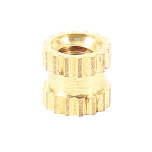 M2x3mmx3.2mm Female Threaded Brass Knued Insert