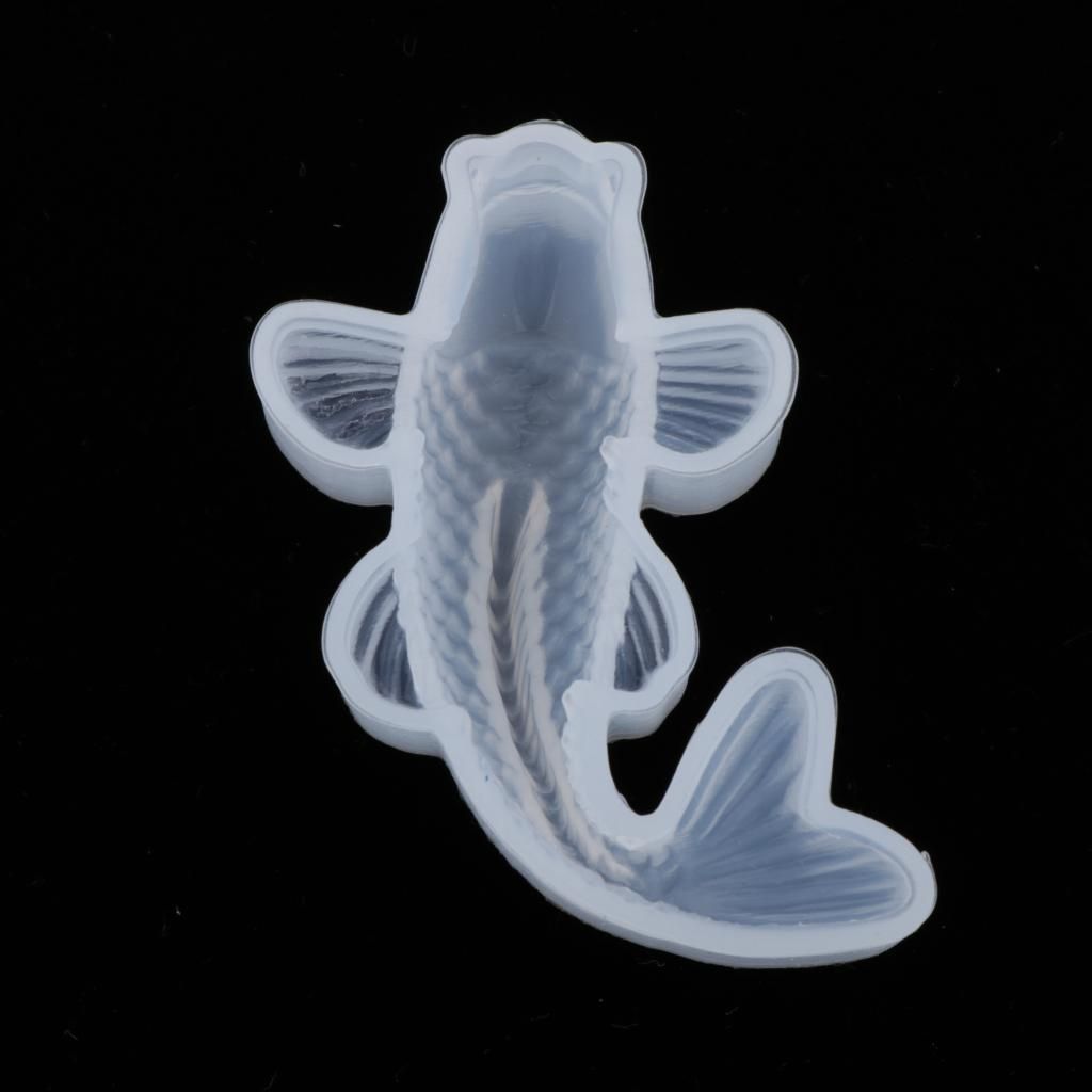 DIY Koi   Silicone Mold Resin Casting Epoxy Mould Decorative For 1 PC