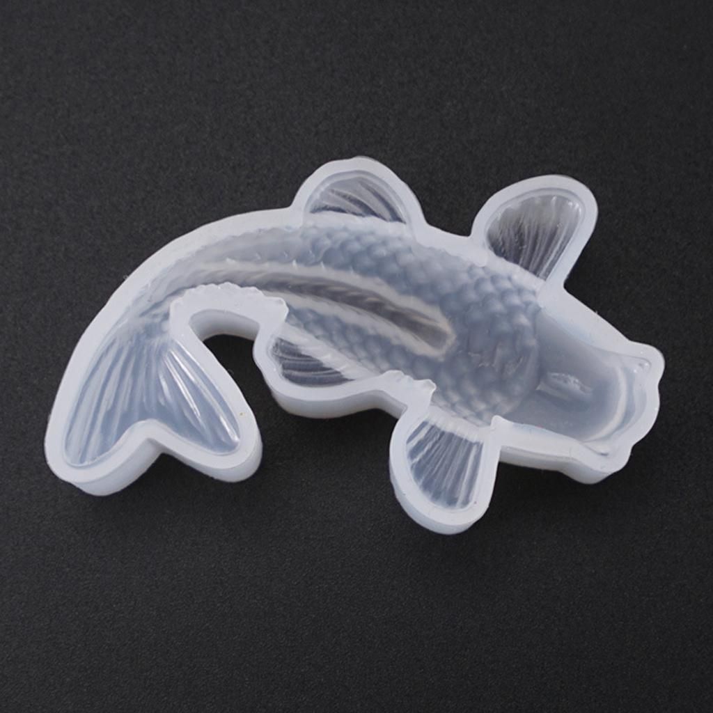DIY Koi   Silicone Mold Resin Casting Epoxy Mould Decorative For 1 PC