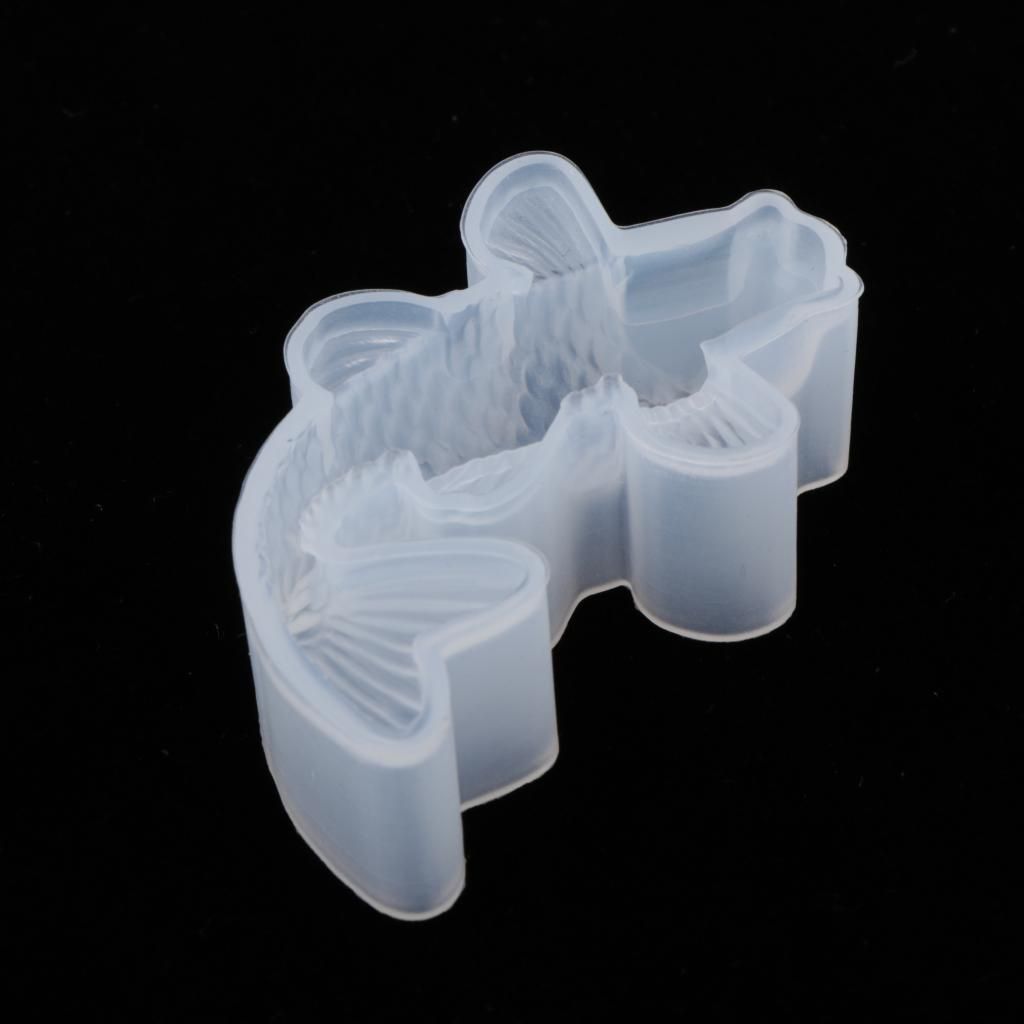 DIY Koi   Silicone Mold Resin Casting Epoxy Mould Decorative For 1 PC