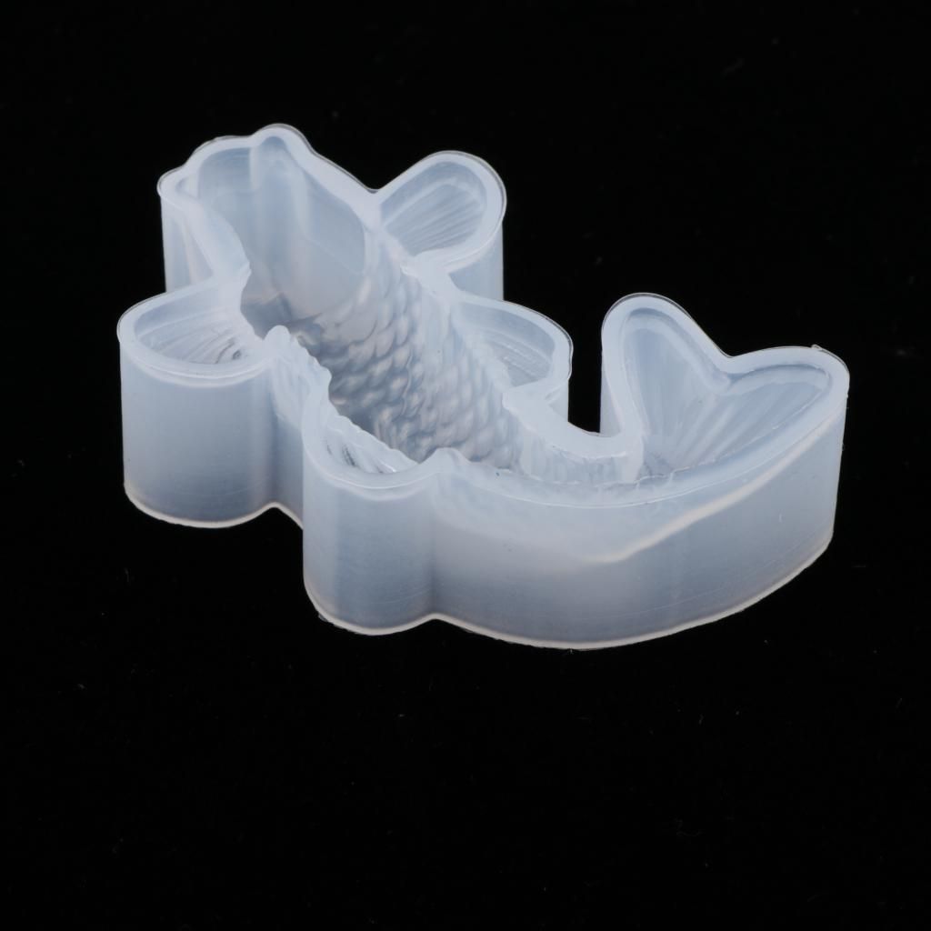 DIY Koi   Silicone Mold Resin Casting Epoxy Mould Decorative For 1 PC