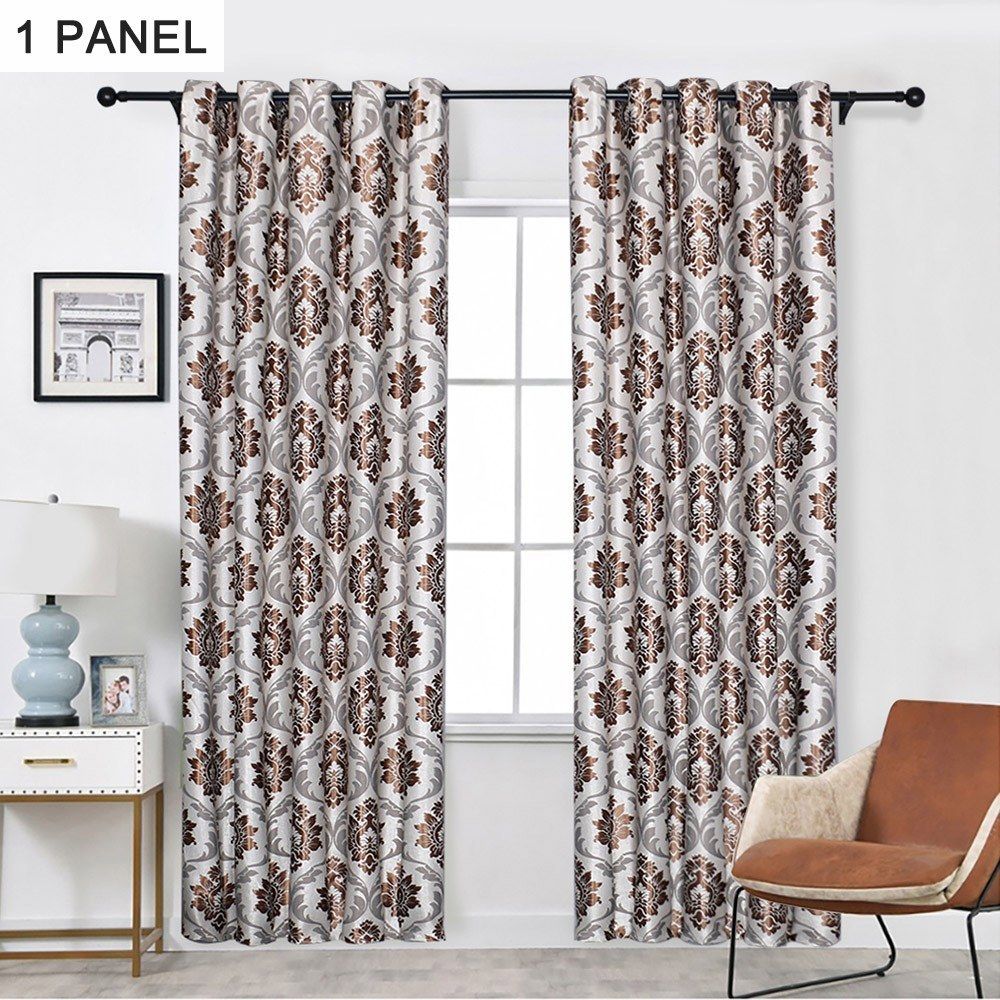 Embroidery Jacquard Curtain Blackout Curtains Window