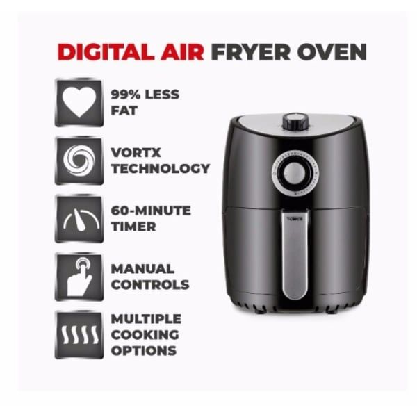 2.2L Non-Oil Healthy Air Fryer With Rapid Air Circulation