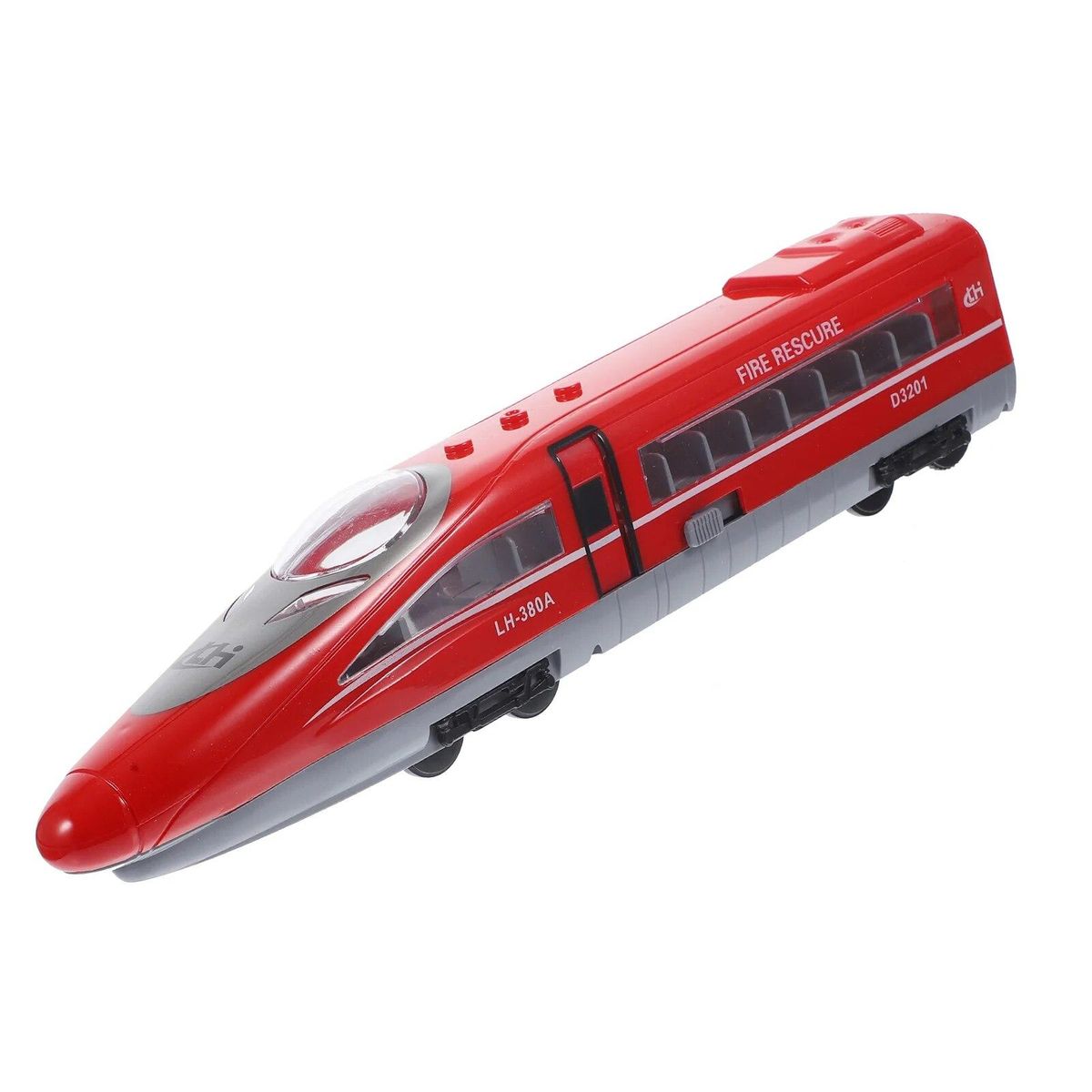 High Speed Rail Model Toy Kids Pull Back High-Speed Railway Plastic Models Child Car