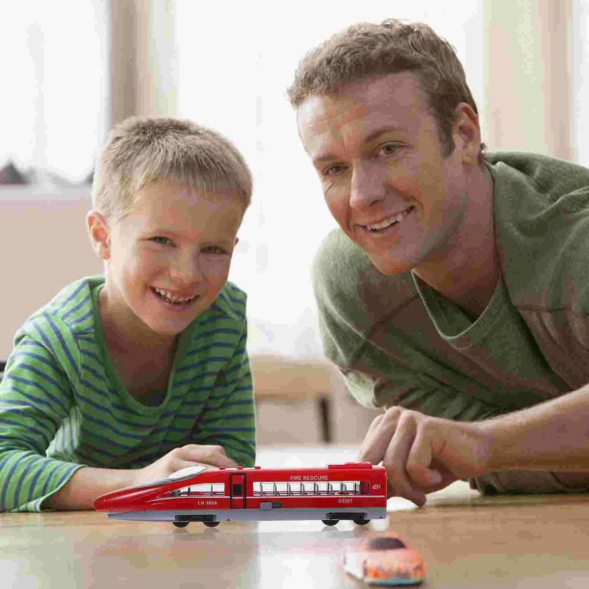 High Speed Rail Model Toy Kids Pull Back High-Speed Railway Plastic Models Child Car