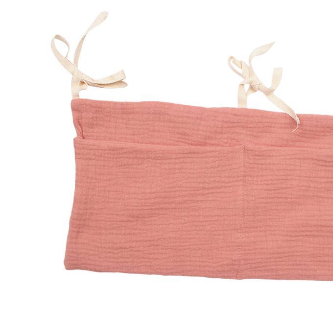 Baby Nursery Organizer 2 Pockets For Diapers  Hanging Pink