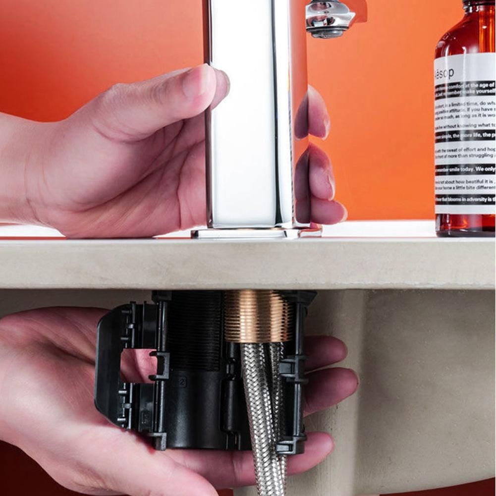 Faucet Fixed Base for 32Mm Outer Diameter Threaded Pipe Basin Faucet Foot Nut Accessories Installation Tools 1Pc
