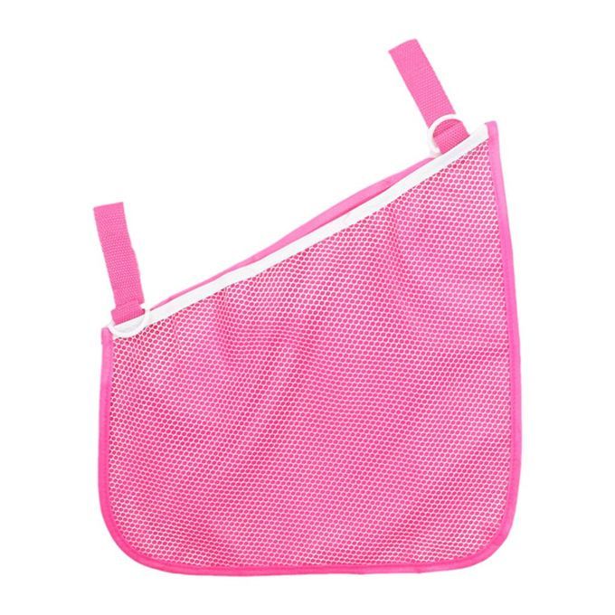 Pushchair Buggy Net Bag Side Hanging Lightweight Toys Pocket Pink