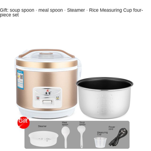 Electric Rice Cake Soup Cooking Cooker Non-stick Steamer
