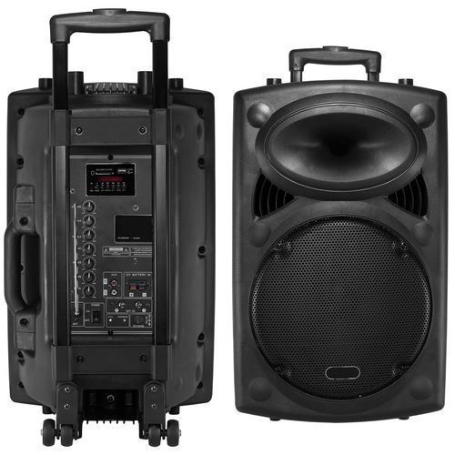Rechargeable Mobile Speaker With Wireless Microphone