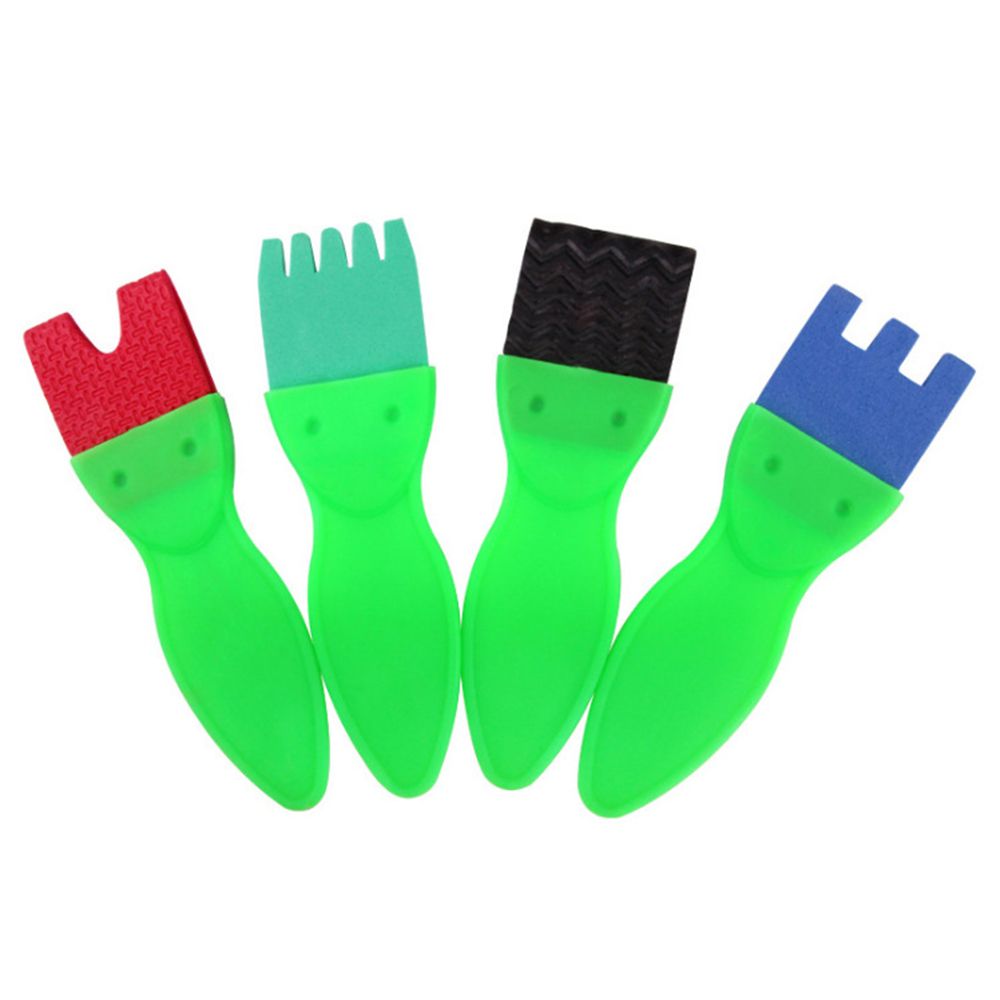 30PCS Children Paintbrushes Washable Paint Brushes Sponge