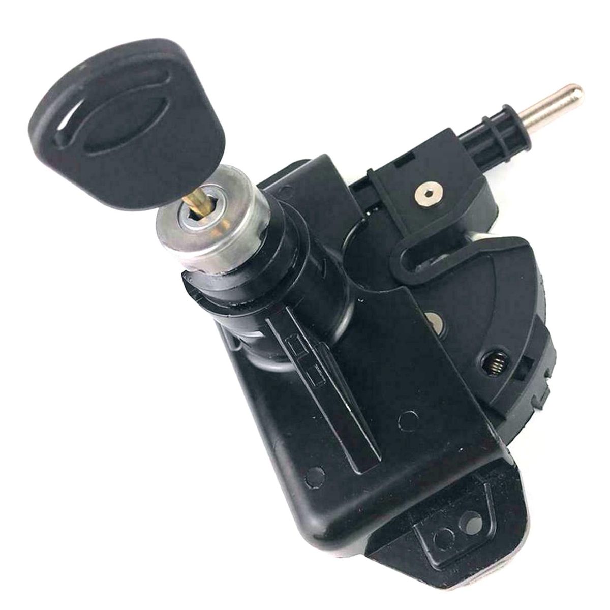 Black Bonnet Hood Catch Latch for 2 Keys for Ford Transit