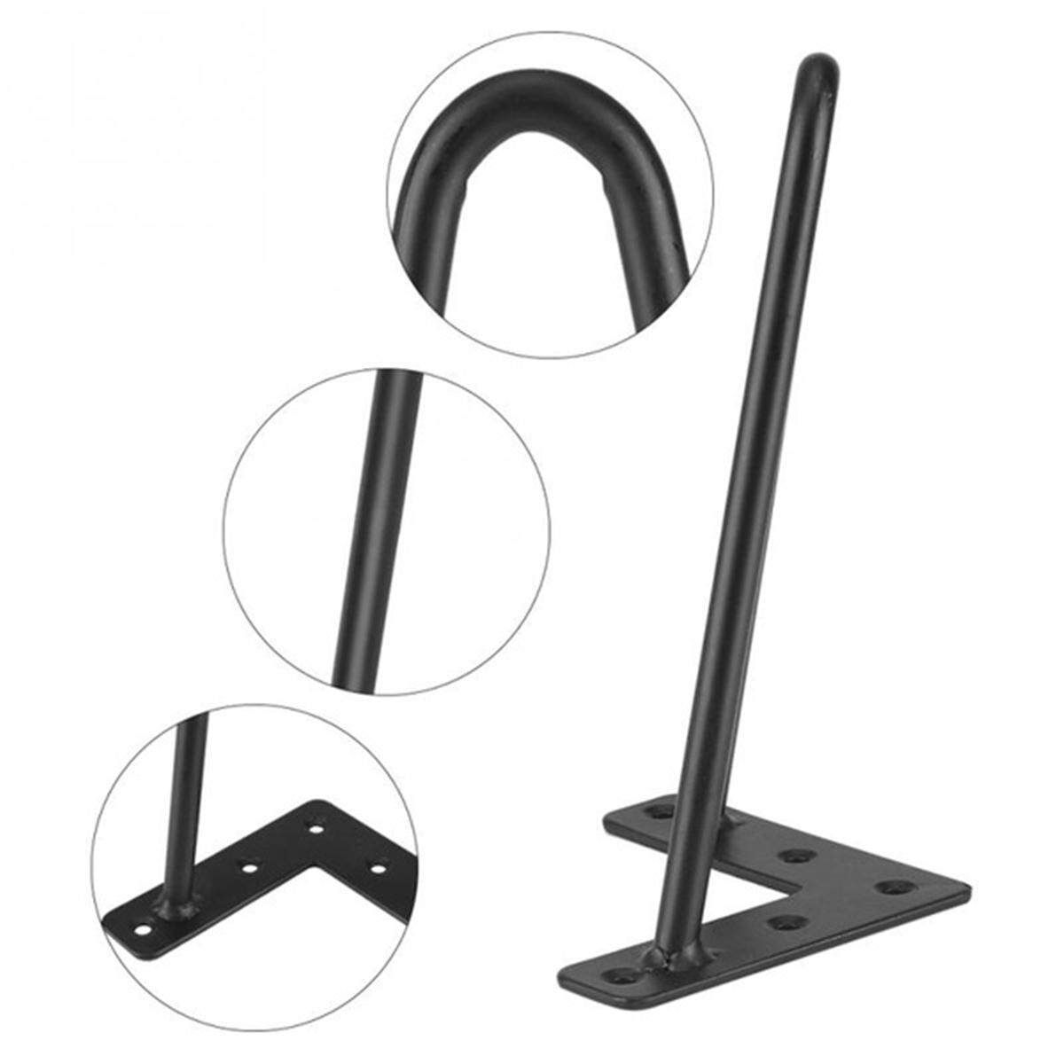 8/12/16/28 Inch Hairpin Metal Furniture Table Legs DIY Furniture Coffee Table Chair Leg 4Pcs 12 Inches