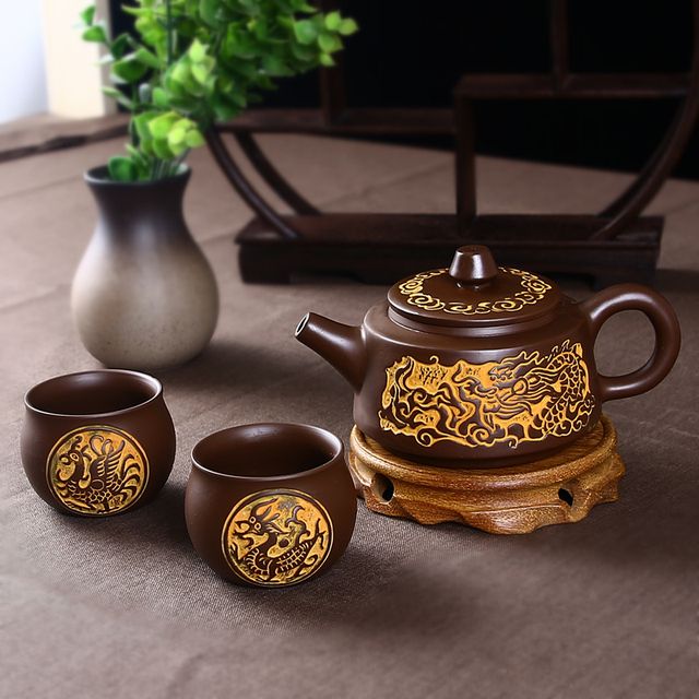 Teapot  Tea Cup Tea Set  Oolong Tea Portable Travel Tea Set