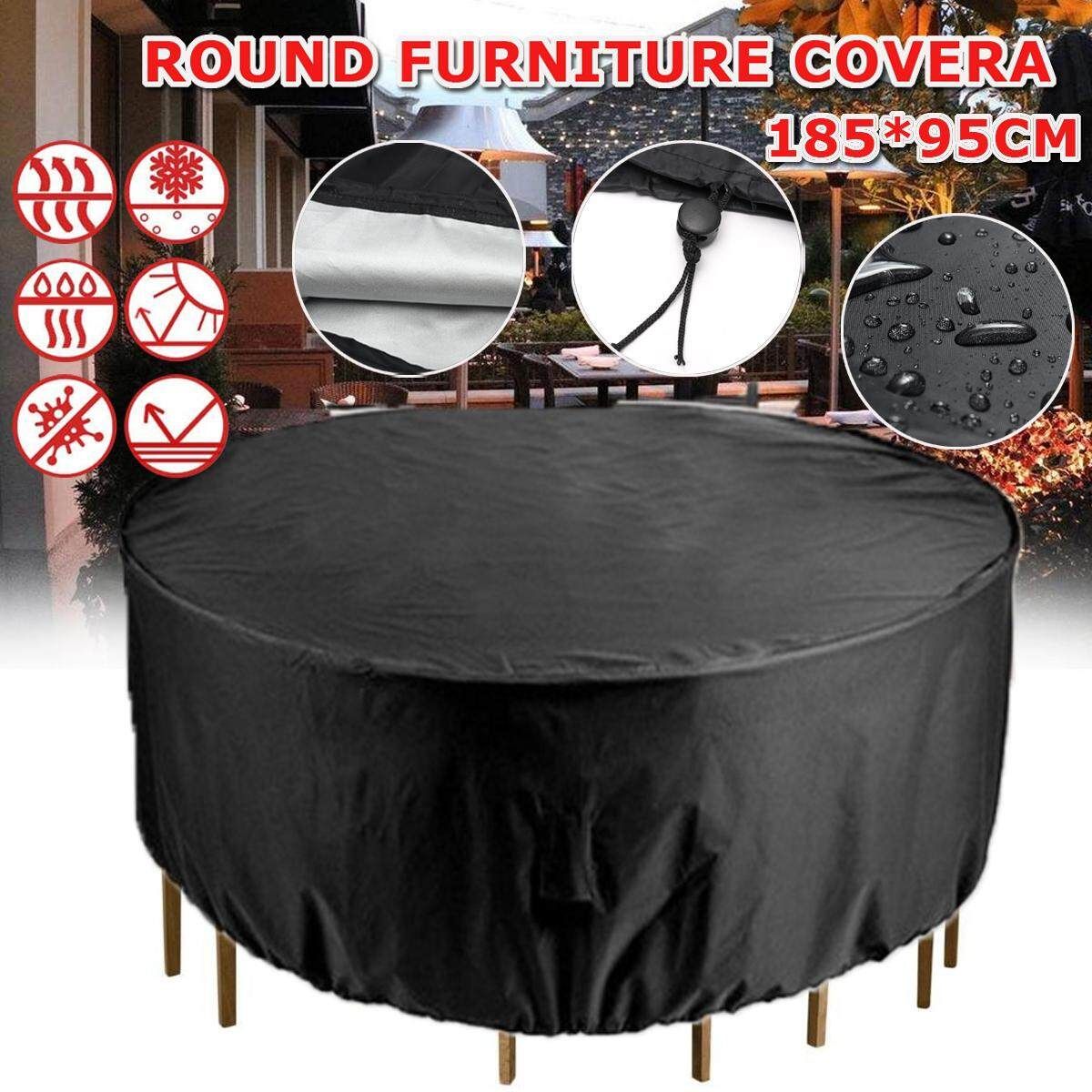 Waterproof Rattan Day Bed Sofa Patio Garden Sun Lounger Outdoor Recliner Cover