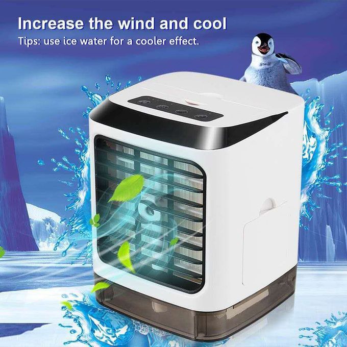 Portable Mini Air Conditioner Desktop Air Cooler Humidifier