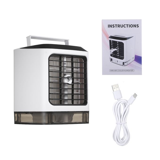 Portable Mini Air Conditioner Desktop Air Cooler Humidifier
