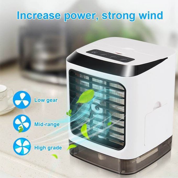 Portable Mini Air Conditioner Desktop Air Cooler Humidifier