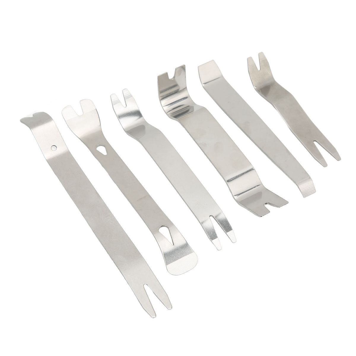 6pcs Car Trim Removal Tool Kit Stainless Steel Solid