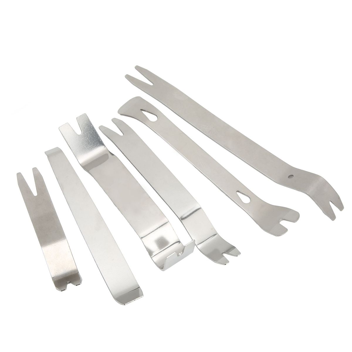 6pcs Car Trim Removal Tool Kit Stainless Steel Solid