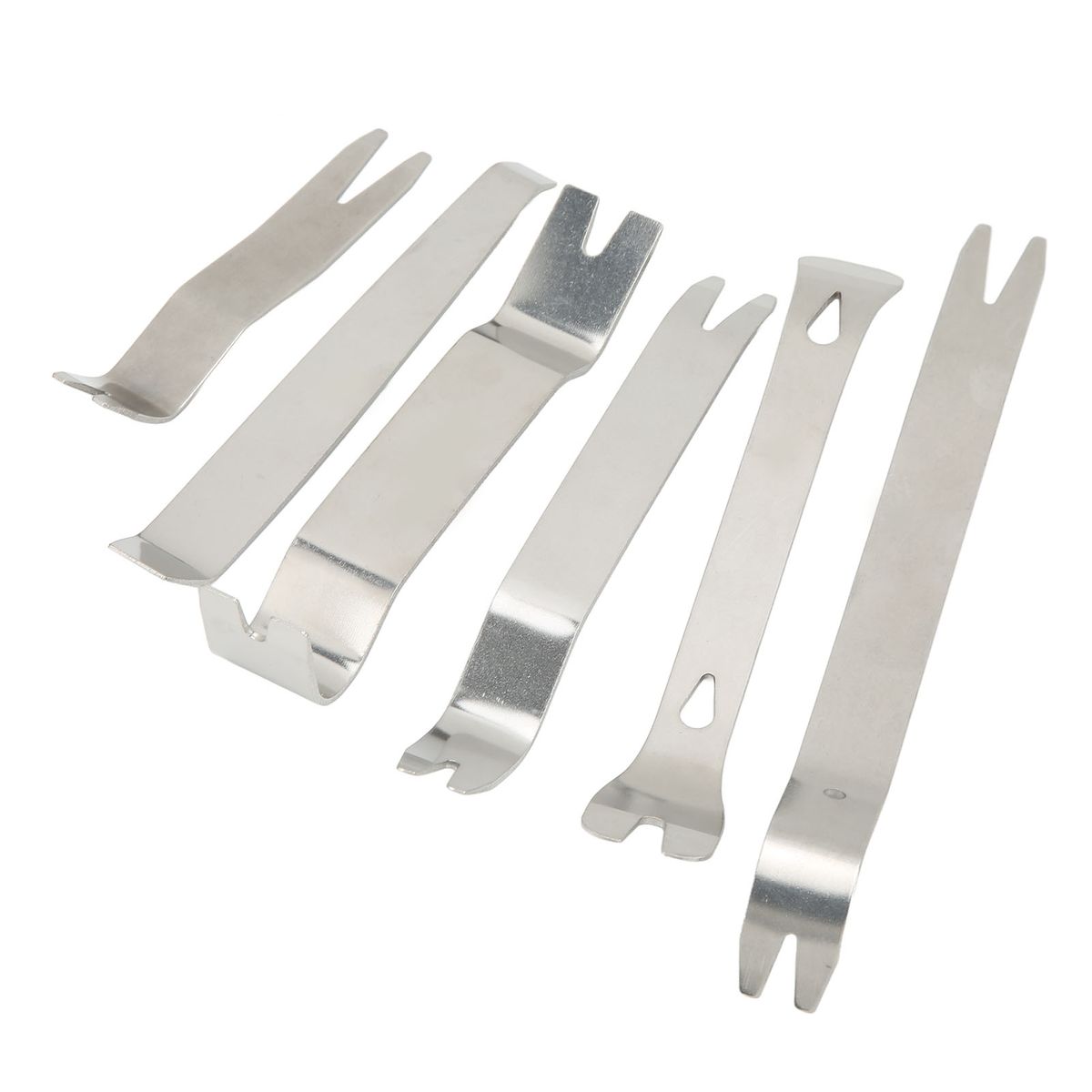6pcs Car Trim Removal Tool Kit Stainless Steel Solid