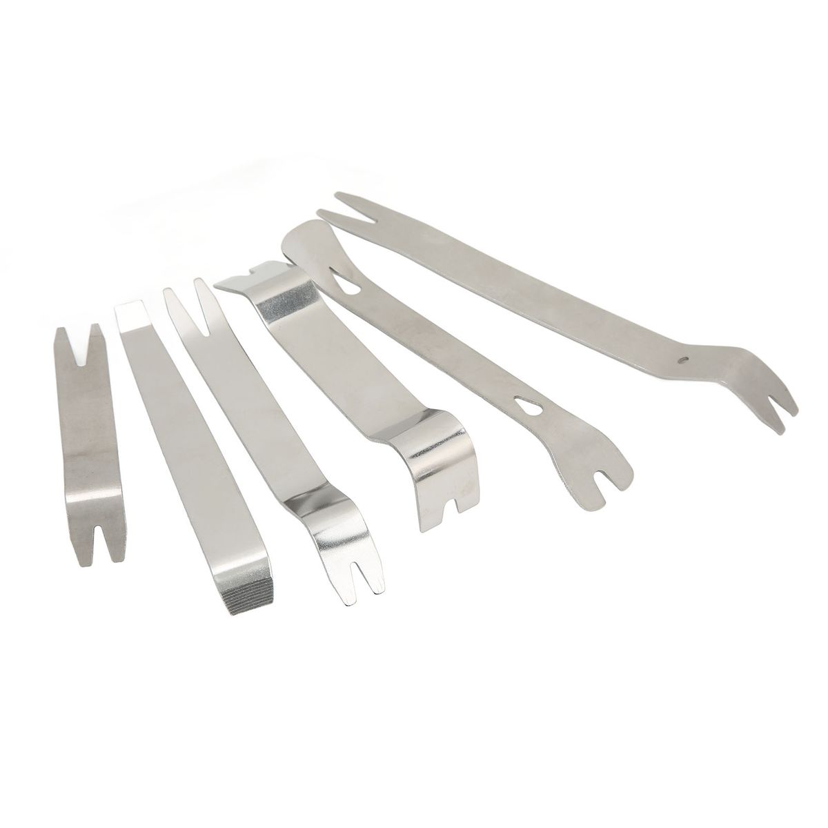 6pcs Car Trim Removal Tool Kit Stainless Steel Solid