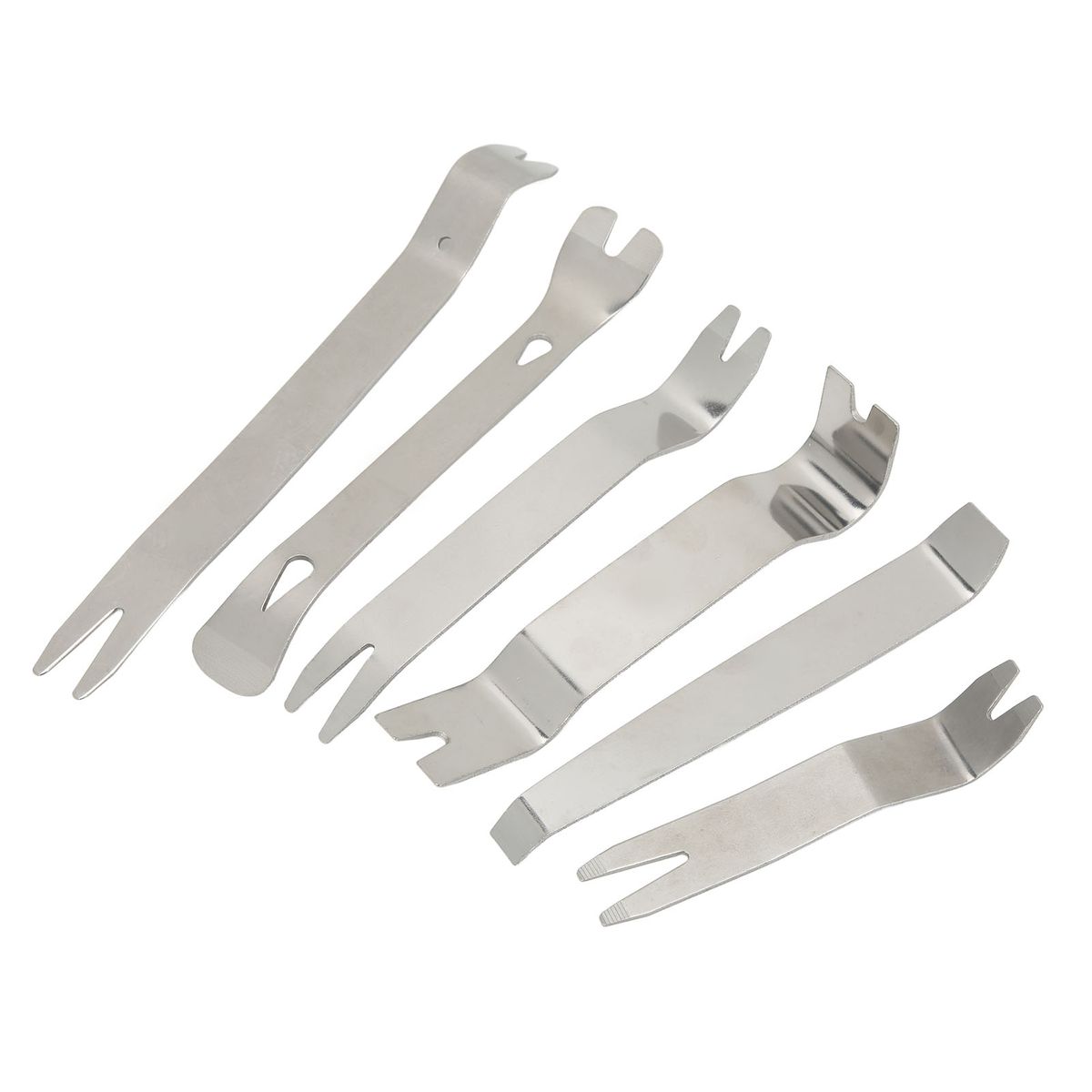 6pcs Car Trim Removal Tool Kit Stainless Steel Solid