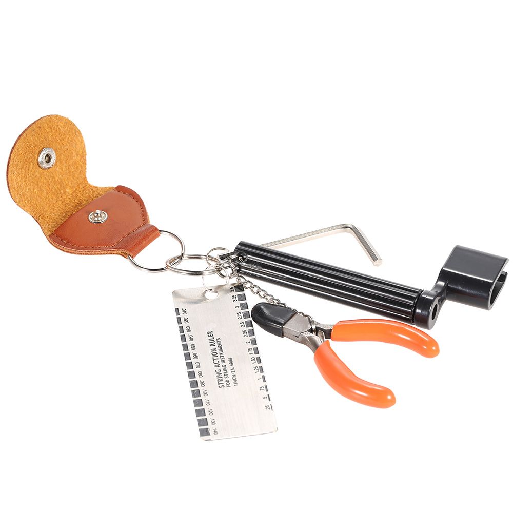 5-in-1 Guitar Accessories Kit Tool Set Setup String Winder