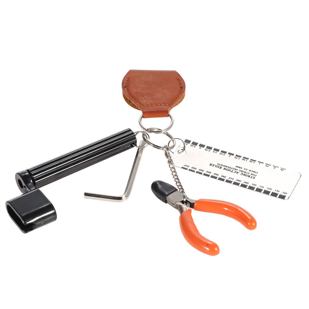 5-in-1 Guitar Accessories Kit Tool Set Setup String Winder