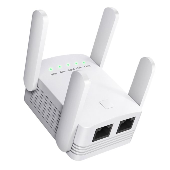 Range Wireless Booster Wifi Internet Home Outdoor White