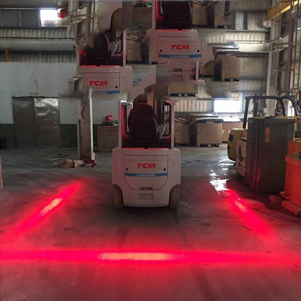10-30V IP67 30W LED Forklift Truck RED Line Warning Lamp Ty Working Light Marine LED Light LED Boat Lights Outdoor Lighting