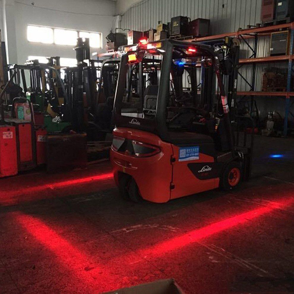 10-30V IP67 30W LED Forklift Truck RED Line Warning Lamp Ty Working Light Marine LED Light LED Boat Lights Outdoor Lighting