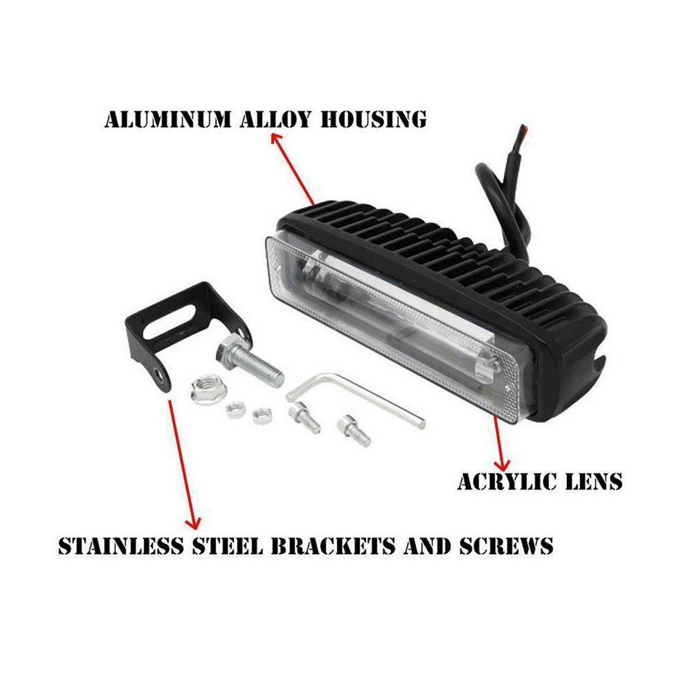 10-30V IP67 30W LED Forklift Truck RED Line Warning Lamp Ty Working Light Marine LED Light LED Boat Lights Outdoor Lighting