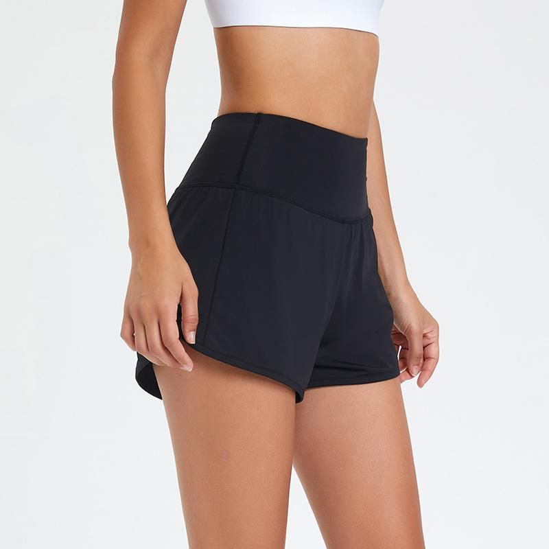 Yujia 2023 new loose sunscreen sports shorts women's high-waisted anti-running fitness marathon yoga