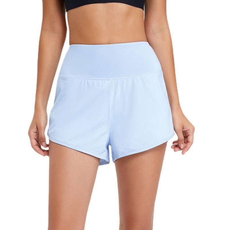 Yujia 2023 new loose sunscreen sports shorts women's high-waisted anti-running fitness marathon yoga