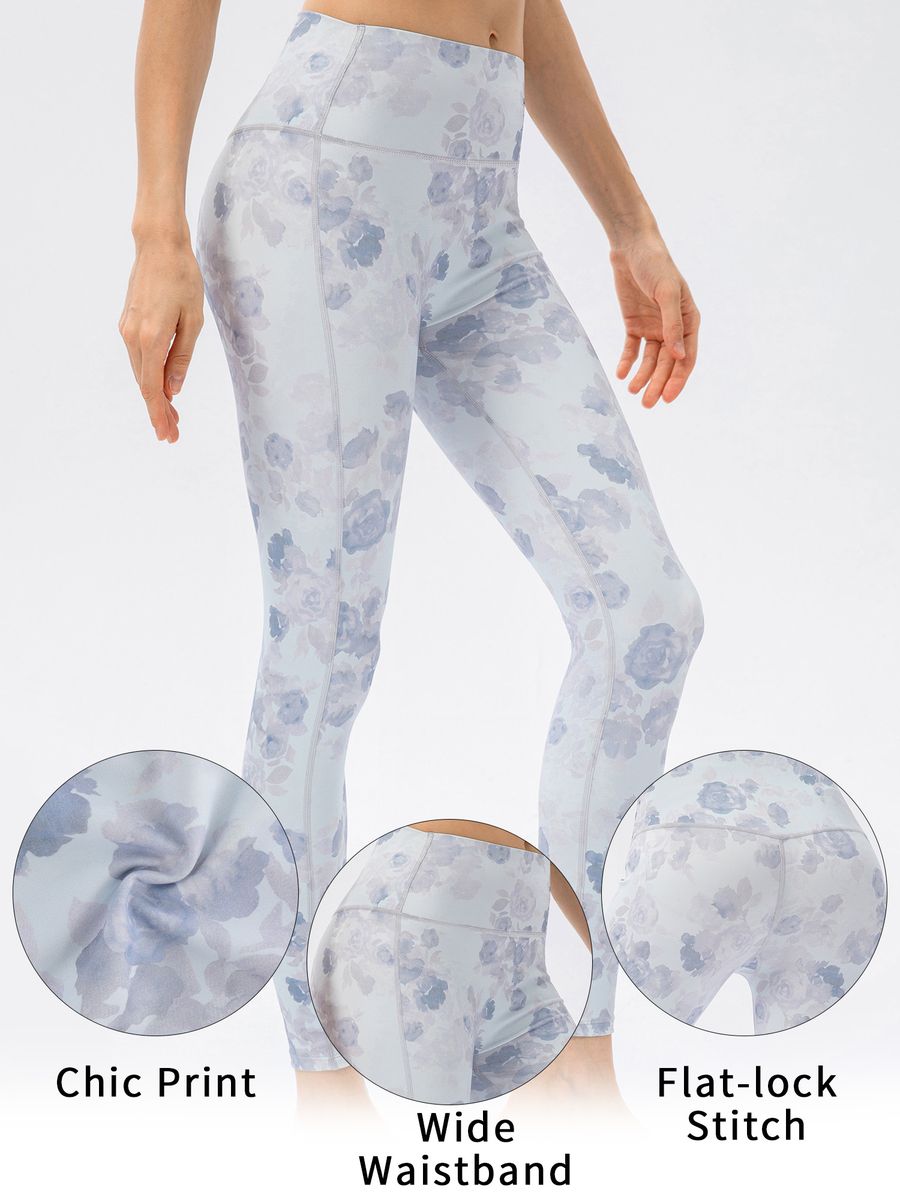 Women Sports Leggings Printed Tight Sportswear For Yoga
